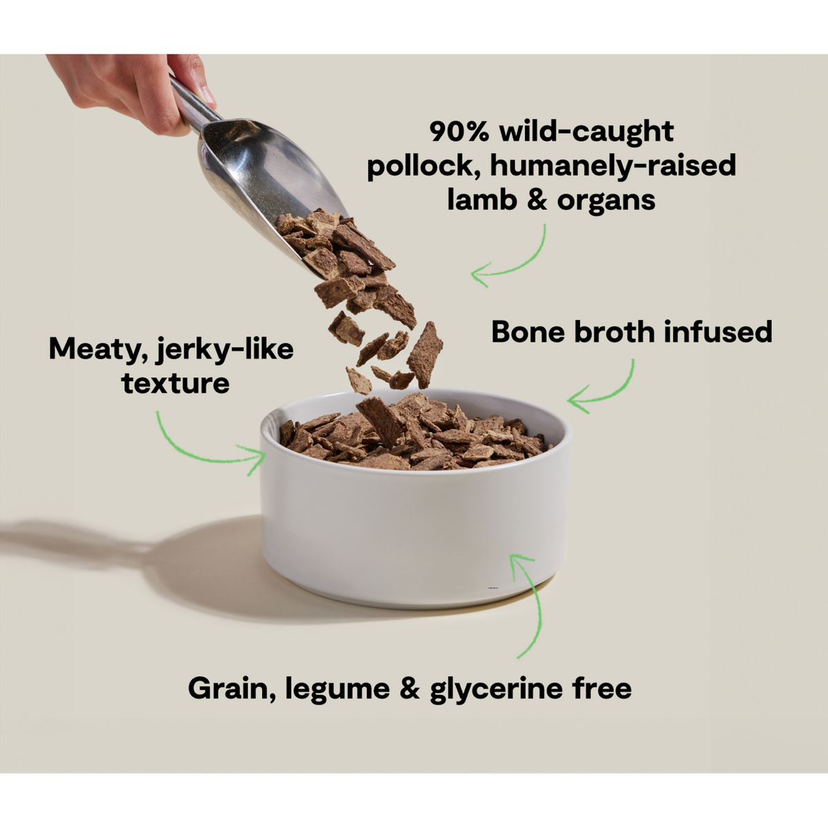 Open Farm Grain Free Air-Dried Pollock &amp; Lamb Dog Food