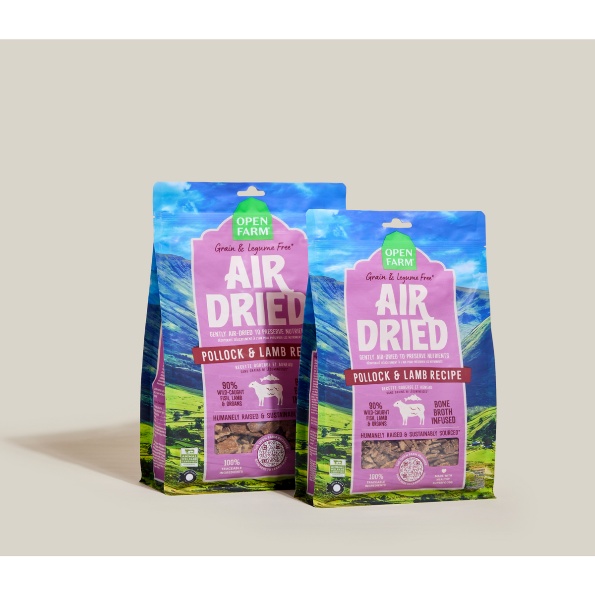 Open Farm Grain Free Air-Dried Pollock &amp; Lamb Dog Food