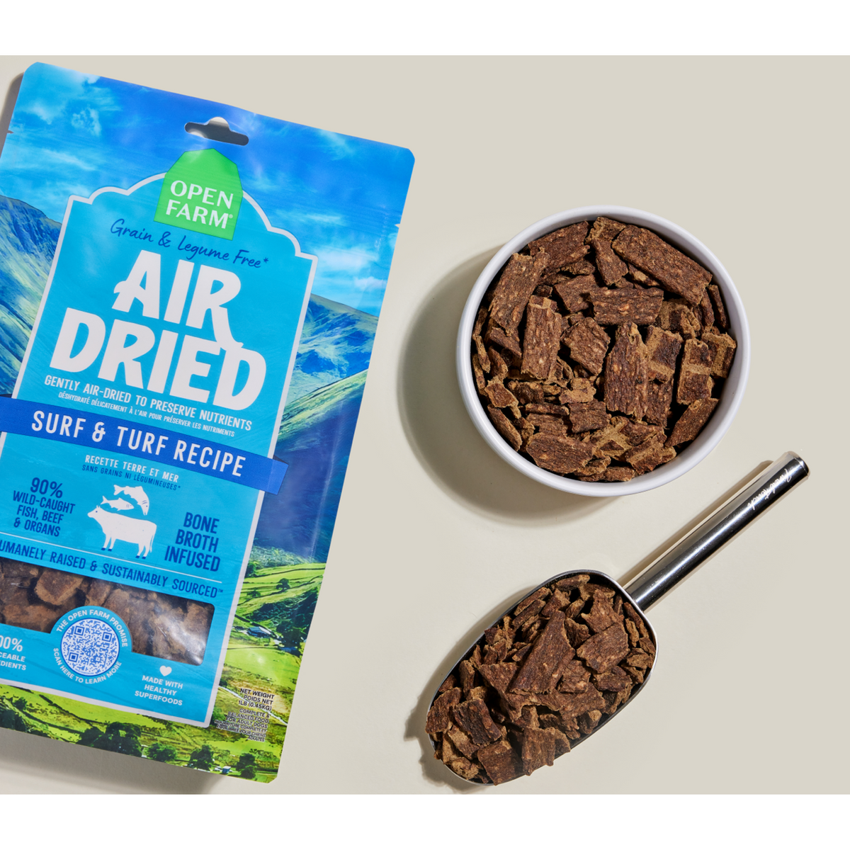 Open Farm Grain Free Air-Dried Surf &amp; Turf Dog Food