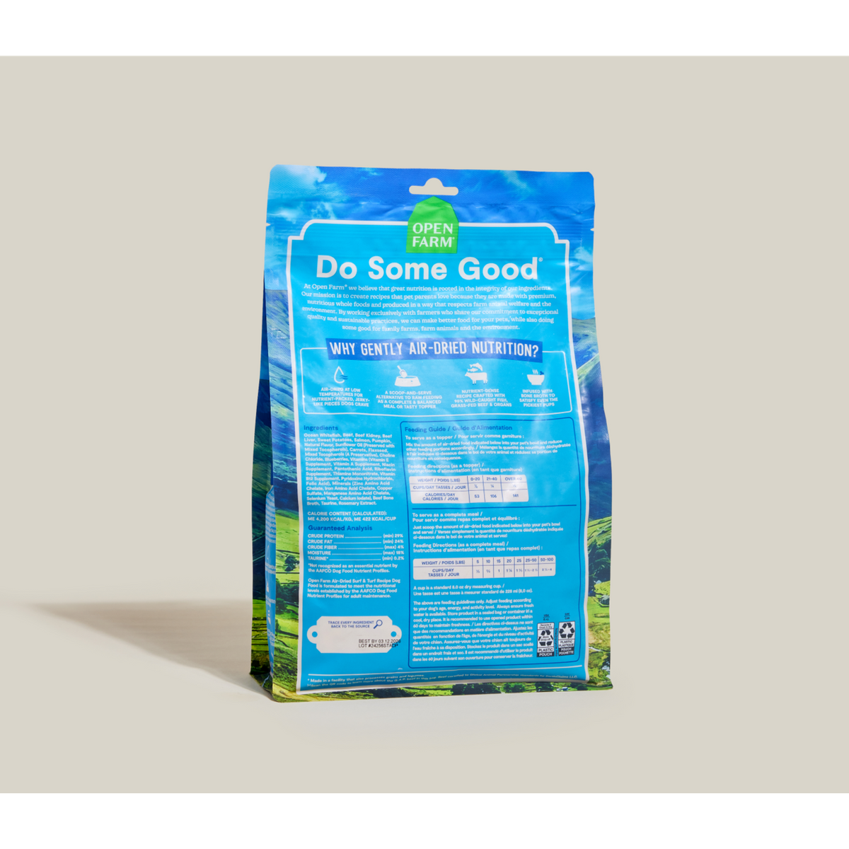 Open Farm Grain Free Air-Dried Surf &amp; Turf Dog Food