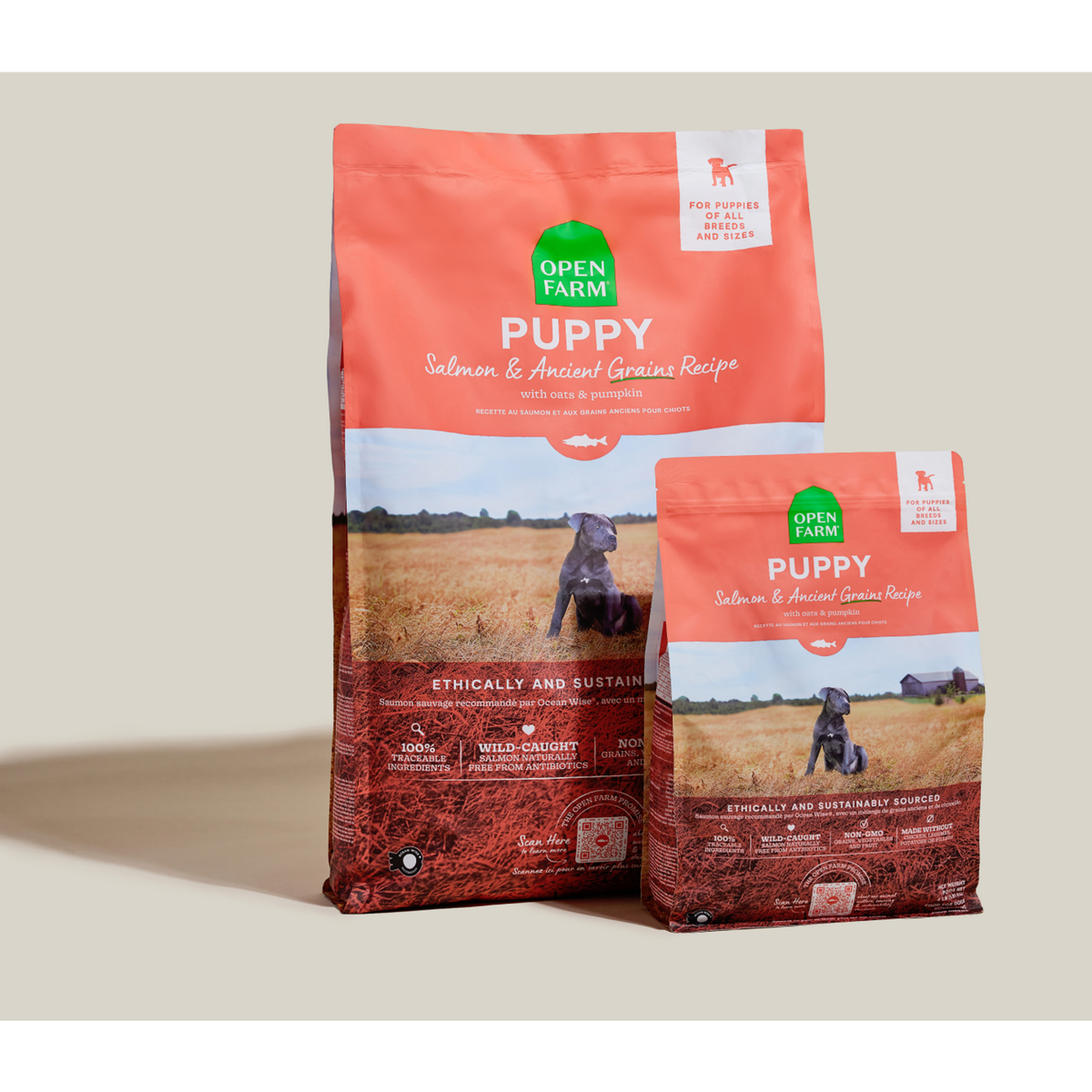 Open Farm Salmon &amp; Ancient Grains Puppy Dog Food