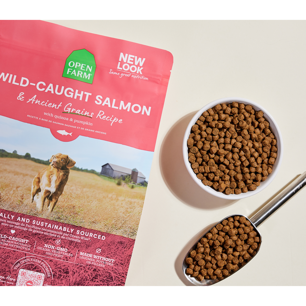Open Farm Wild Caught Salmon &amp; Ancient Grains Dog Food