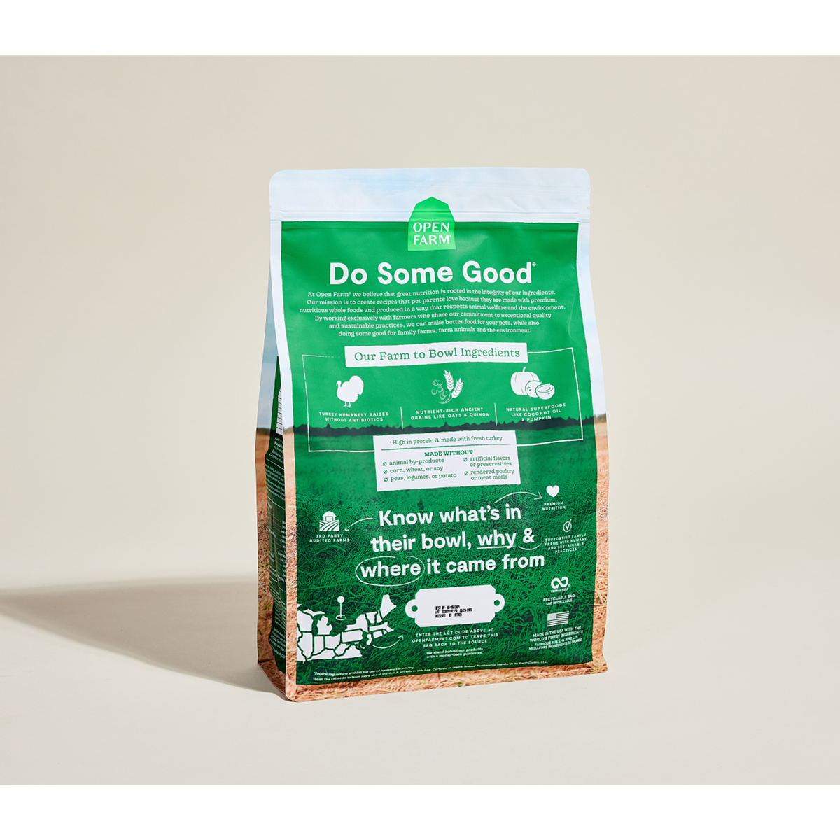 Open Farm Homestead Turkey &amp; Ancient Grains Dog Food
