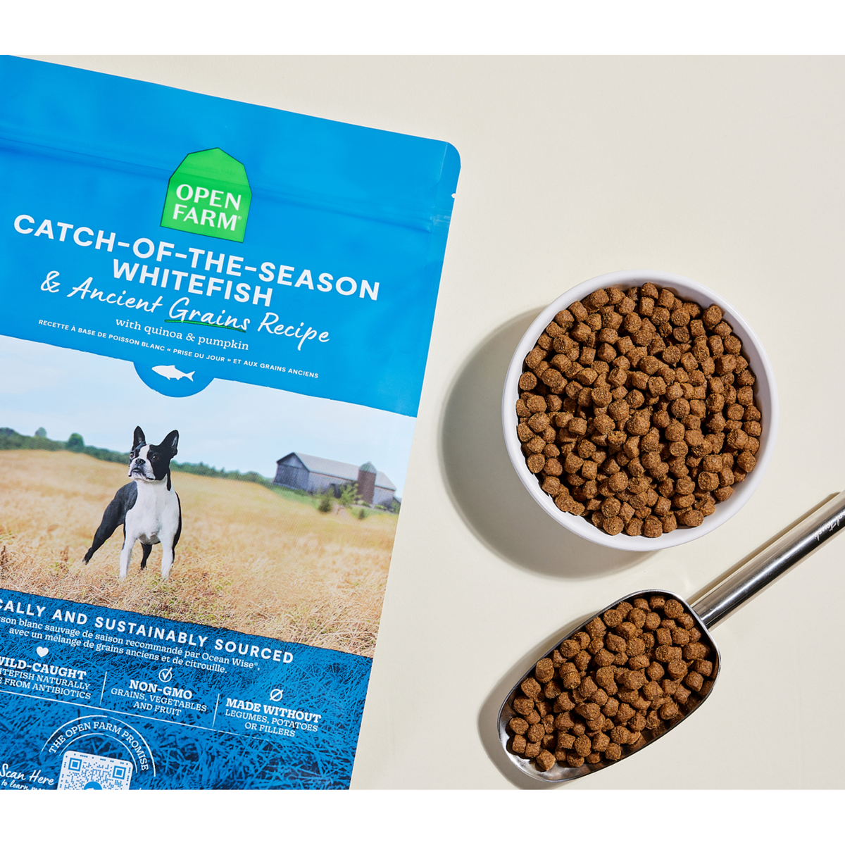 Open Farm Catch of the Season Whitefish &amp; Ancient Grains Dog Food