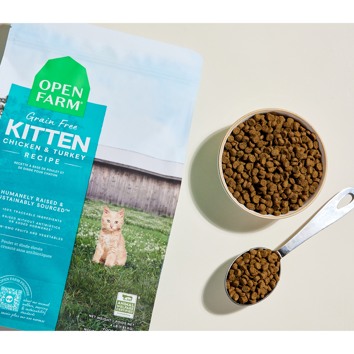 Open Farm Grain Free Kitten Chicken &amp; Turkey Cat Food