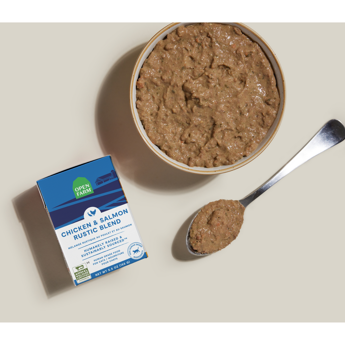 Open Farm Grain Free Chicken &amp; Salmon Rustic Blend Cat Food