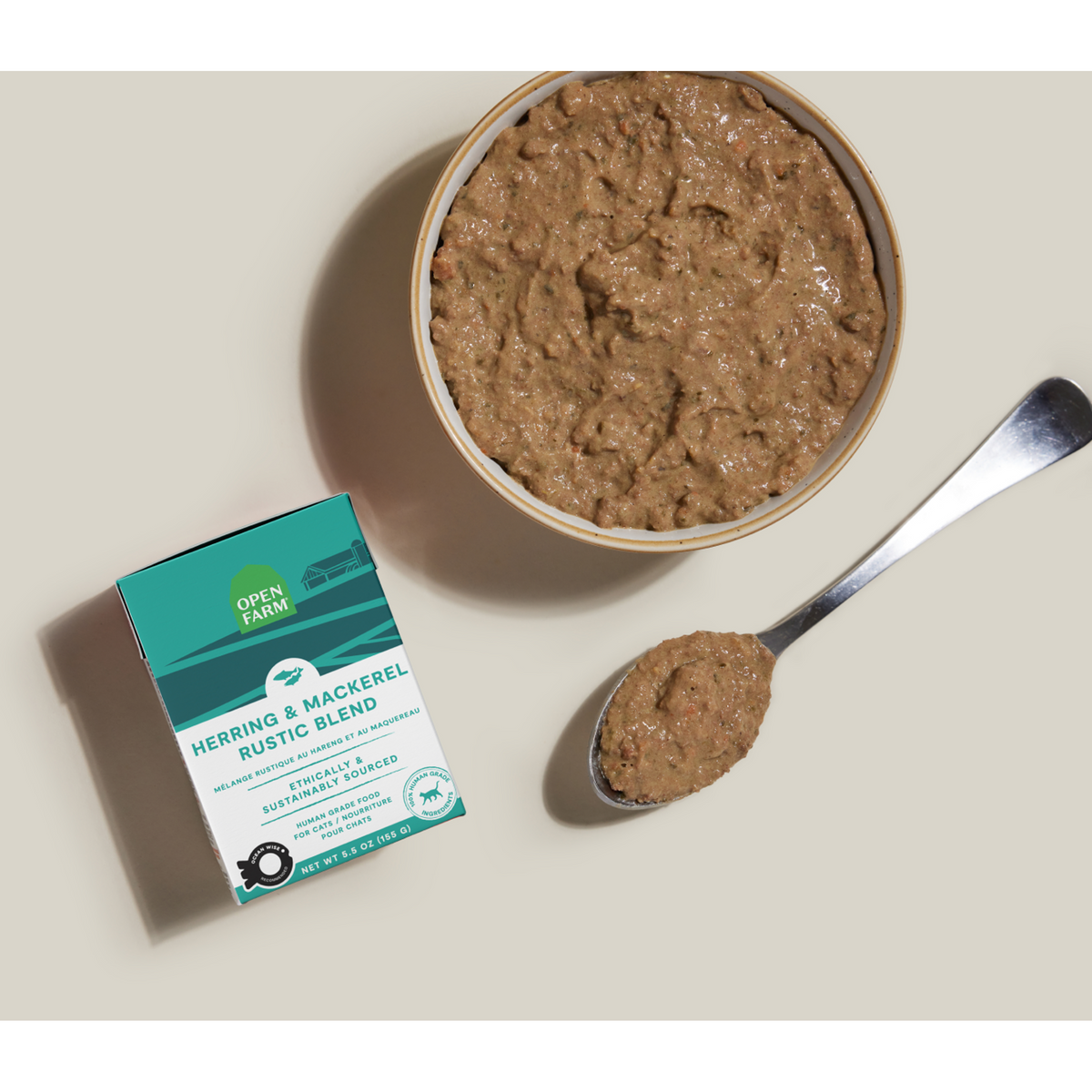 Open Farm Grain Free Herring &amp; Mackerel Rustic Blend Cat Food