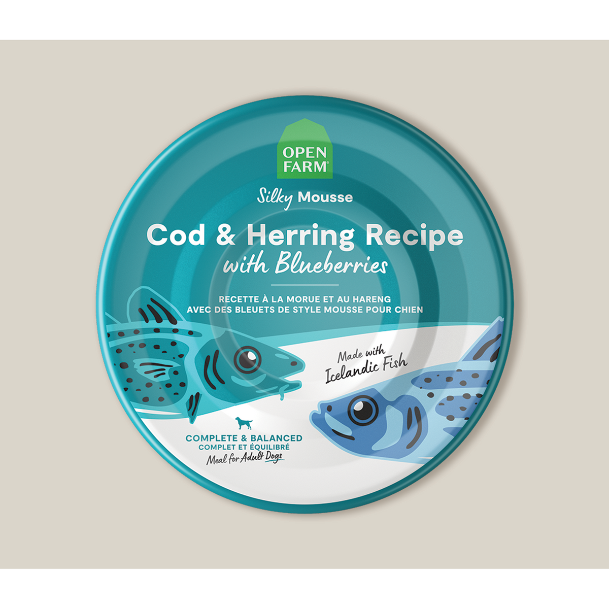 Open Farm Cod & Herring with Blueberries Canned Dog Food