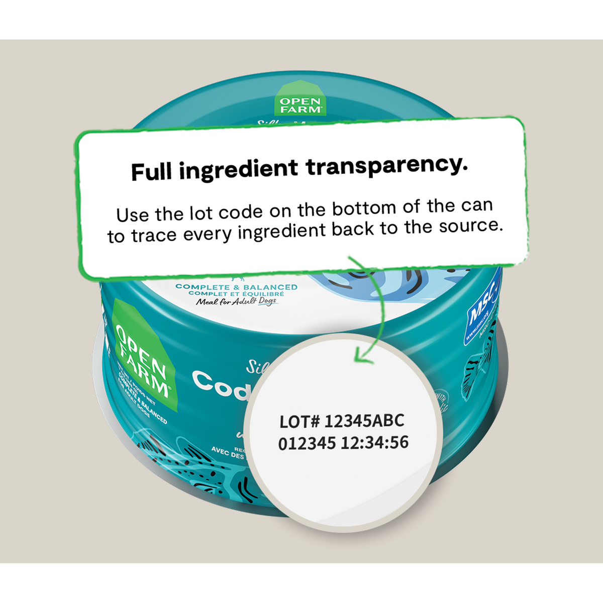 Open Farm Cod & Herring with Blueberries Canned Dog Food