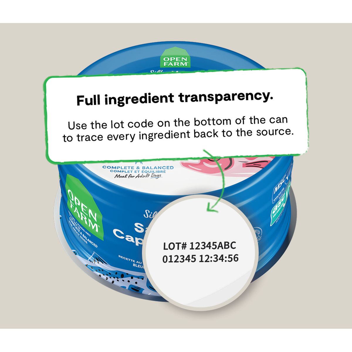 Open Farm Salmon & Capelin with Kelp Canned Dog Food