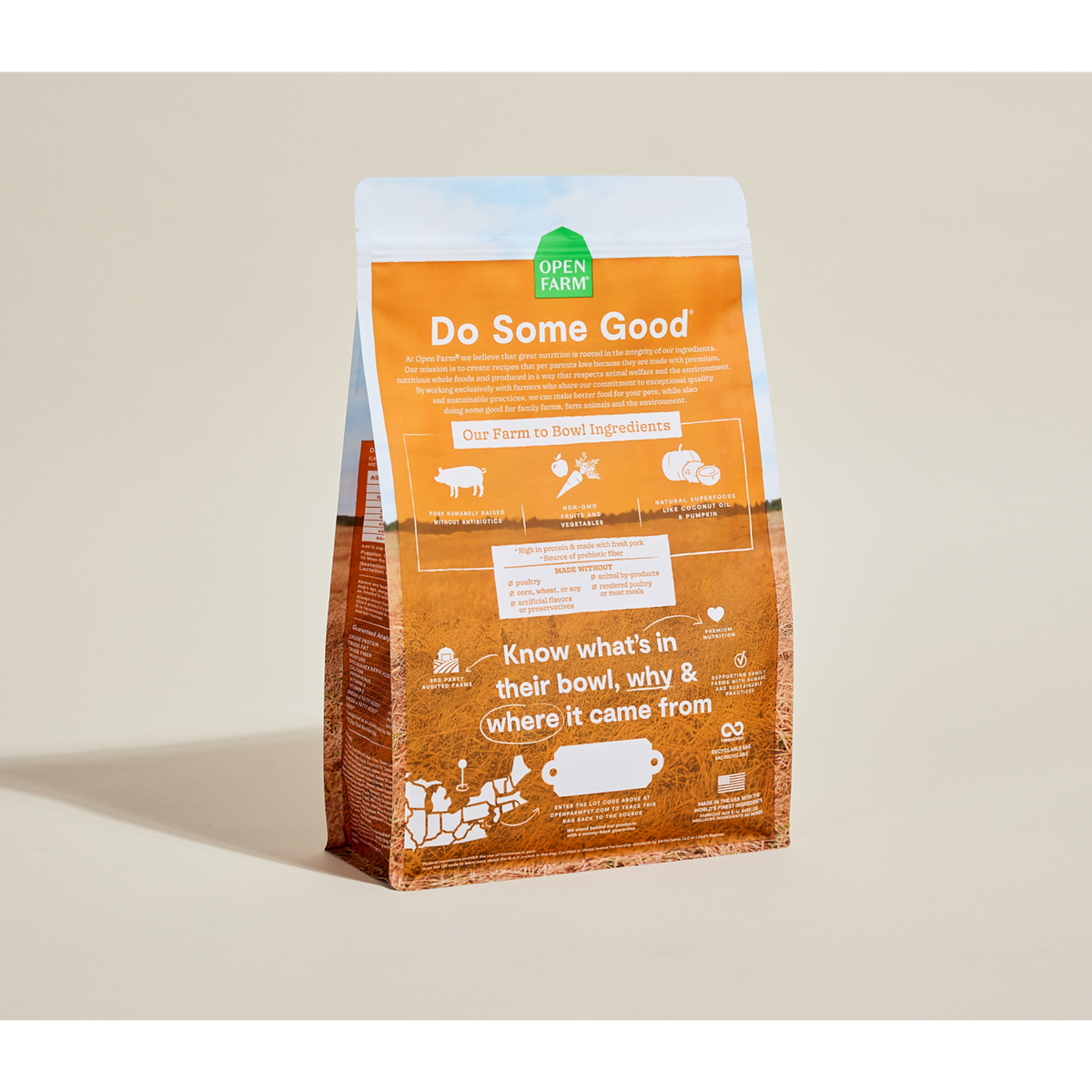 Open Farm Grain Free Farmer&#39;s Table Pork Dog Food