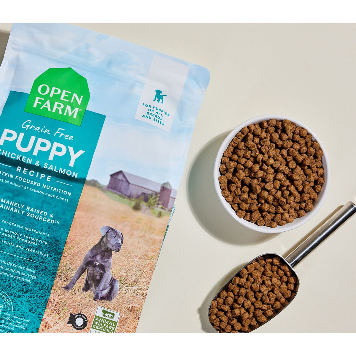 Open Farm Grain Free Puppy Chicken &amp; Salmon Dog Food