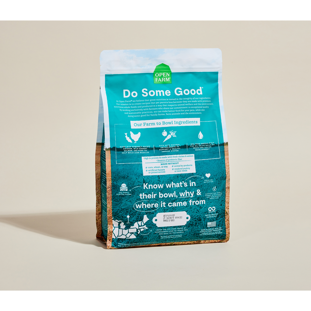 Open Farm Grain Free Puppy Chicken &amp; Salmon Dog Food