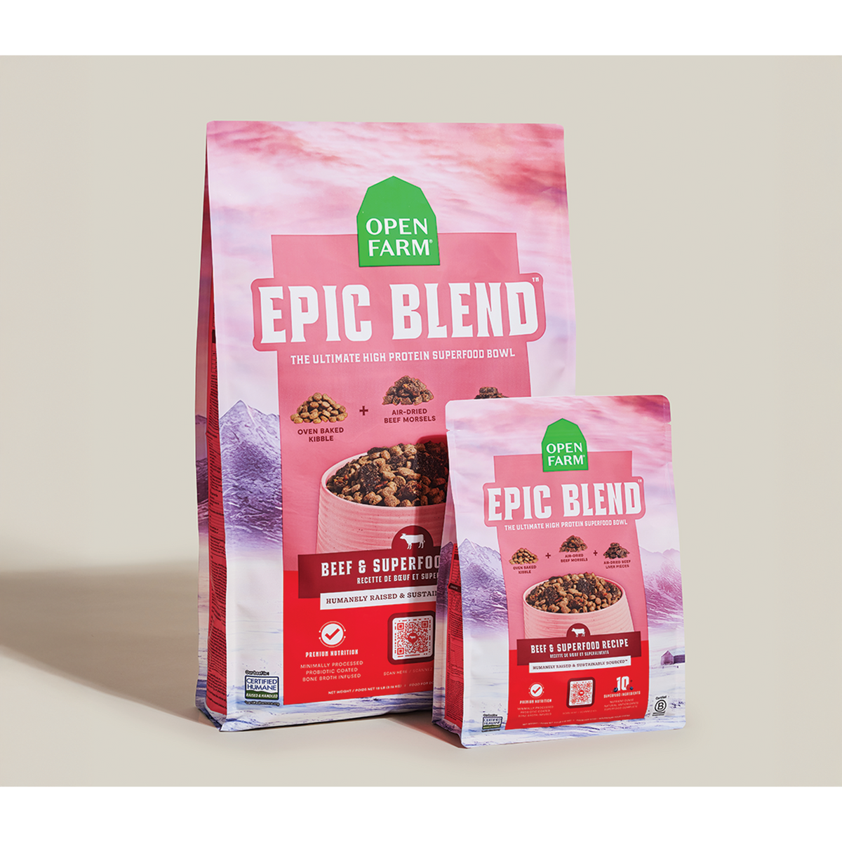 Open Farm Epic Blend Beef &amp; Superfood Dog Food