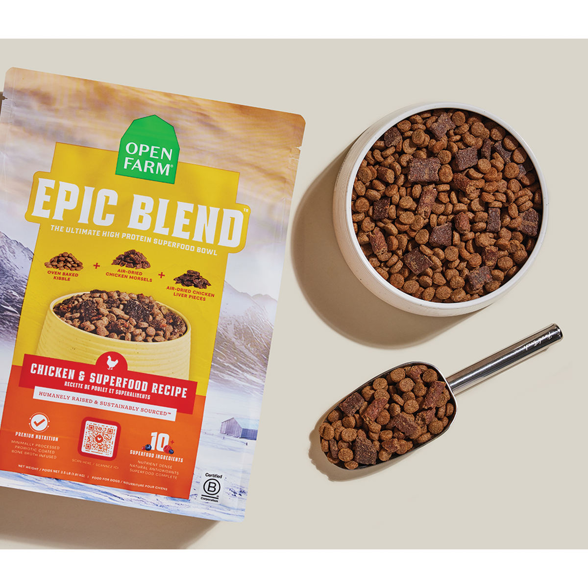 Open Farm Epic Blend Chicken &amp; Superfood Dog Food