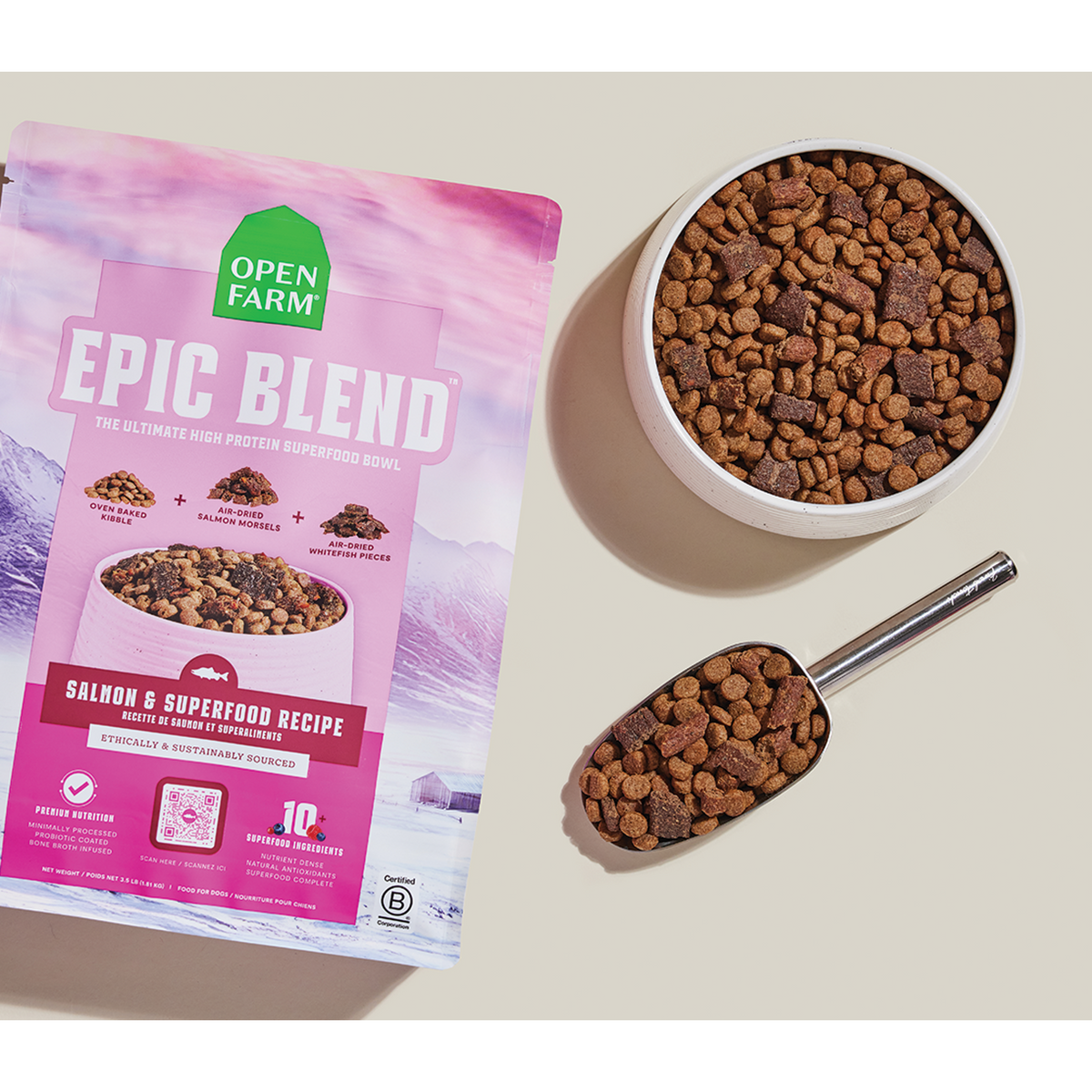 Open Farm Epic Blend Salmon &amp; Superfood Dog Food