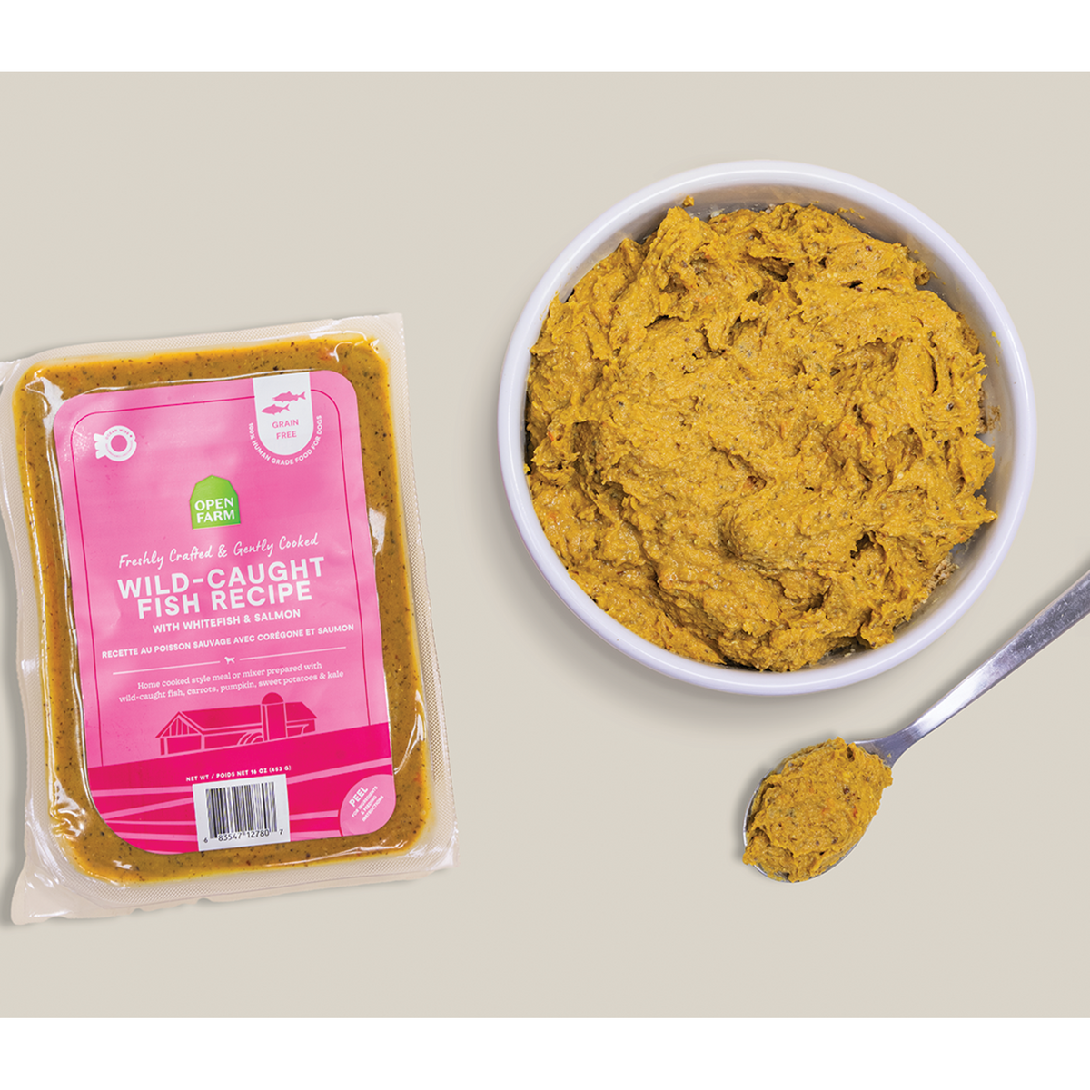 Open Farm Gently Cooked Wild-Caught Fish Frozen Dog Food