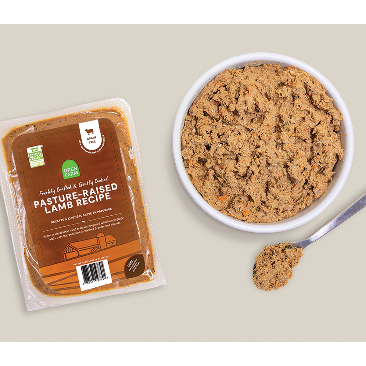 Open Farm Gently Cooked Pasture-Raised Lamb Frozen Dog Food