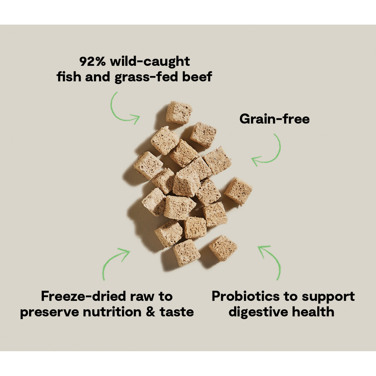 Open Farm Freeze-Dried Raw Kitty Cubes Surf & Turf Cat Treats