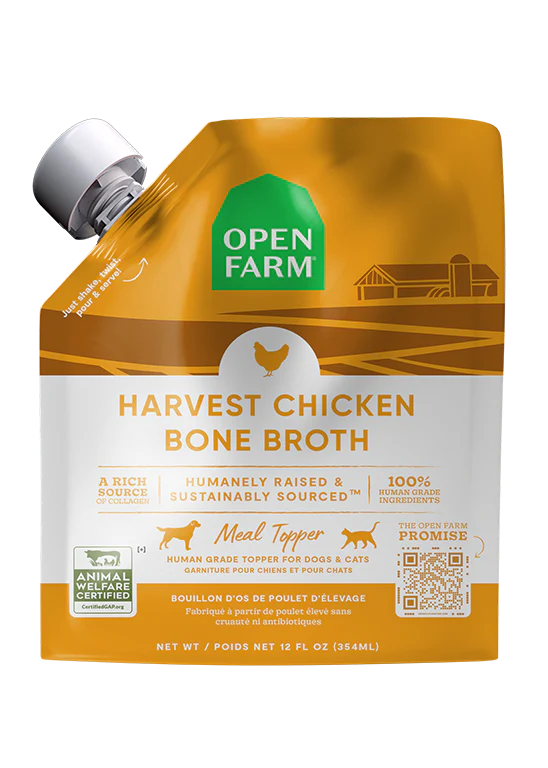 Open Farm Dog &amp; Cat Harvest Chicken Bone Broth