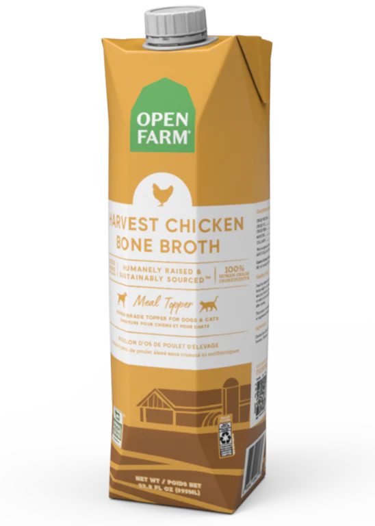 Open Farm Dog &amp; Cat Harvest Chicken Bone Broth