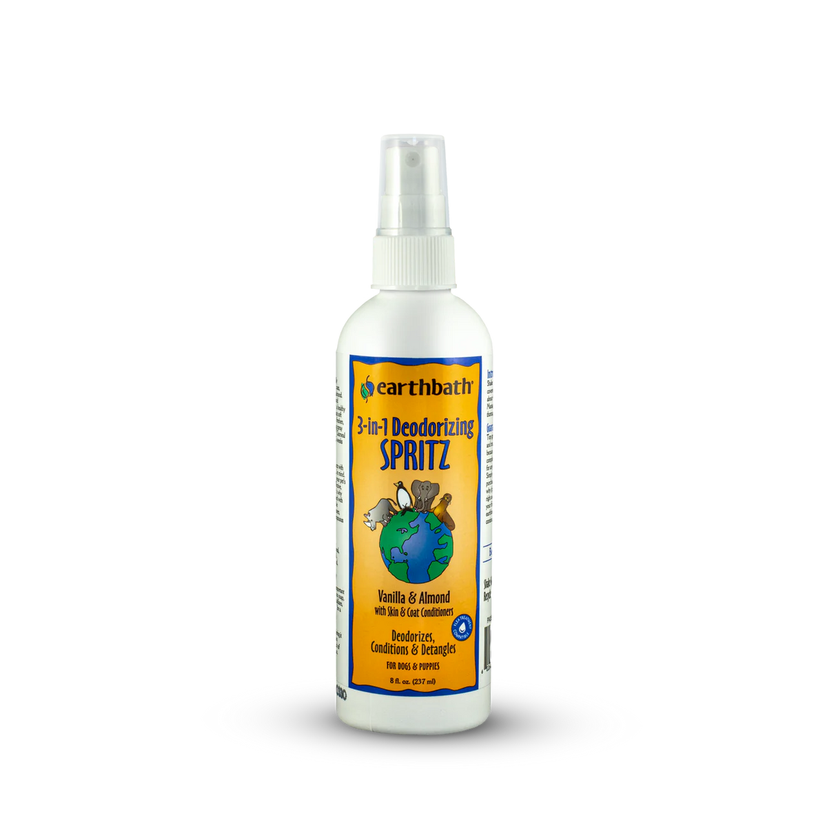 Earthbath Dog 3 In 1 Deodorizing Spritz Vanilla & Almond