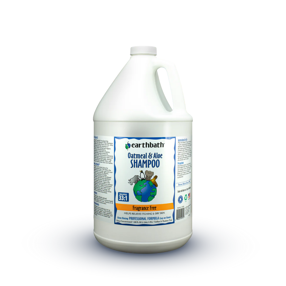 Earthbath Dog & Cats Oatmeal & Aloe Shampoo Fragrance Free