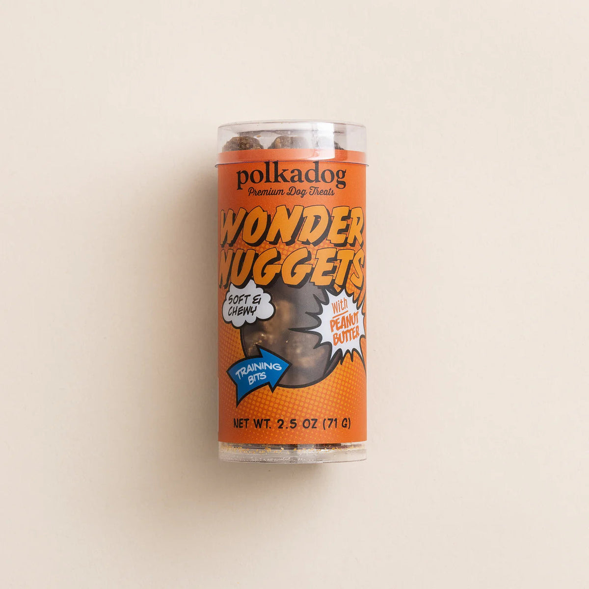 Polkadog Bakery Soft &amp; Chewy Wonder Nuggets Peanut Butter Dog Treats