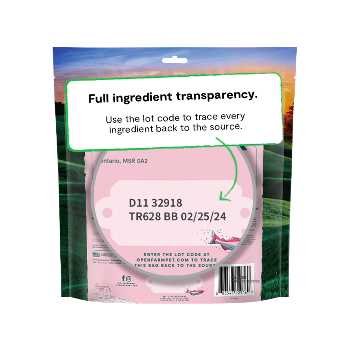Open Farm Good Bowl Freeze-Dried Raw Wild-Caught Salmon Dog Food Topper