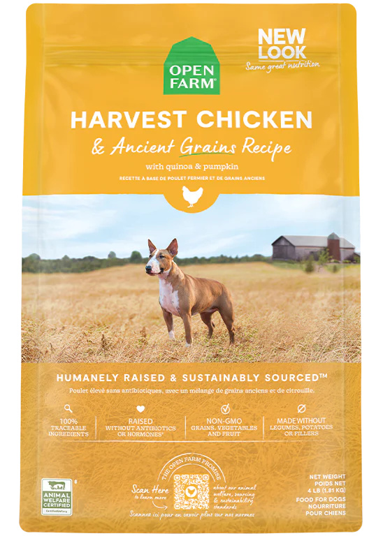 Open Farm Harvest Chicken &amp; Ancient Grains Dog Food