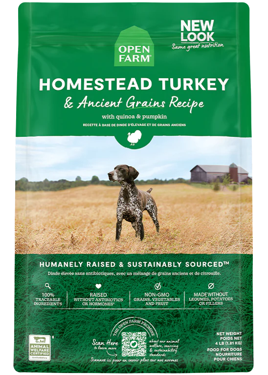 Open Farm Homestead Turkey &amp; Ancient Grains Dog Food