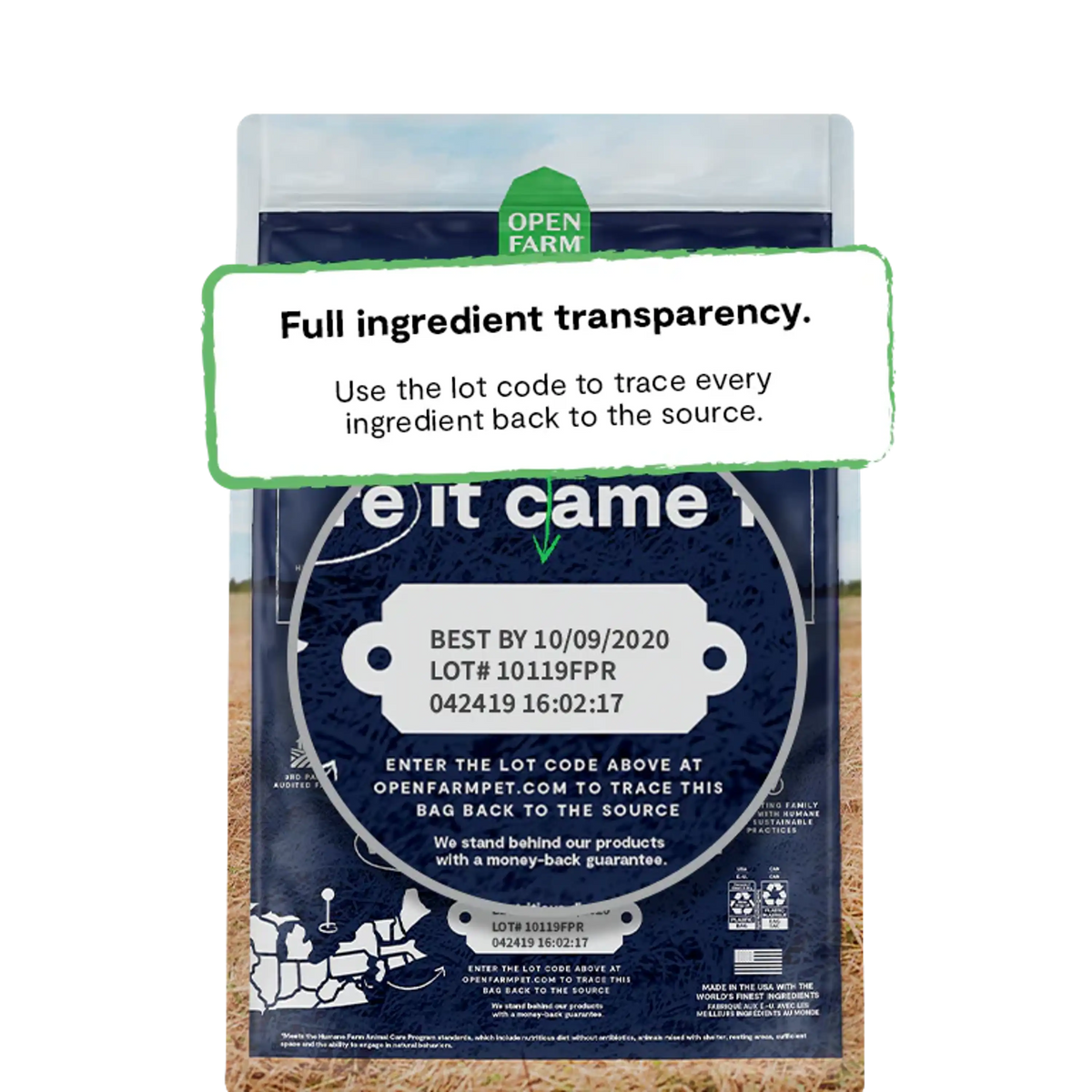 Open Farm New Zealand Venison &amp; Ancient Grains Dog Food