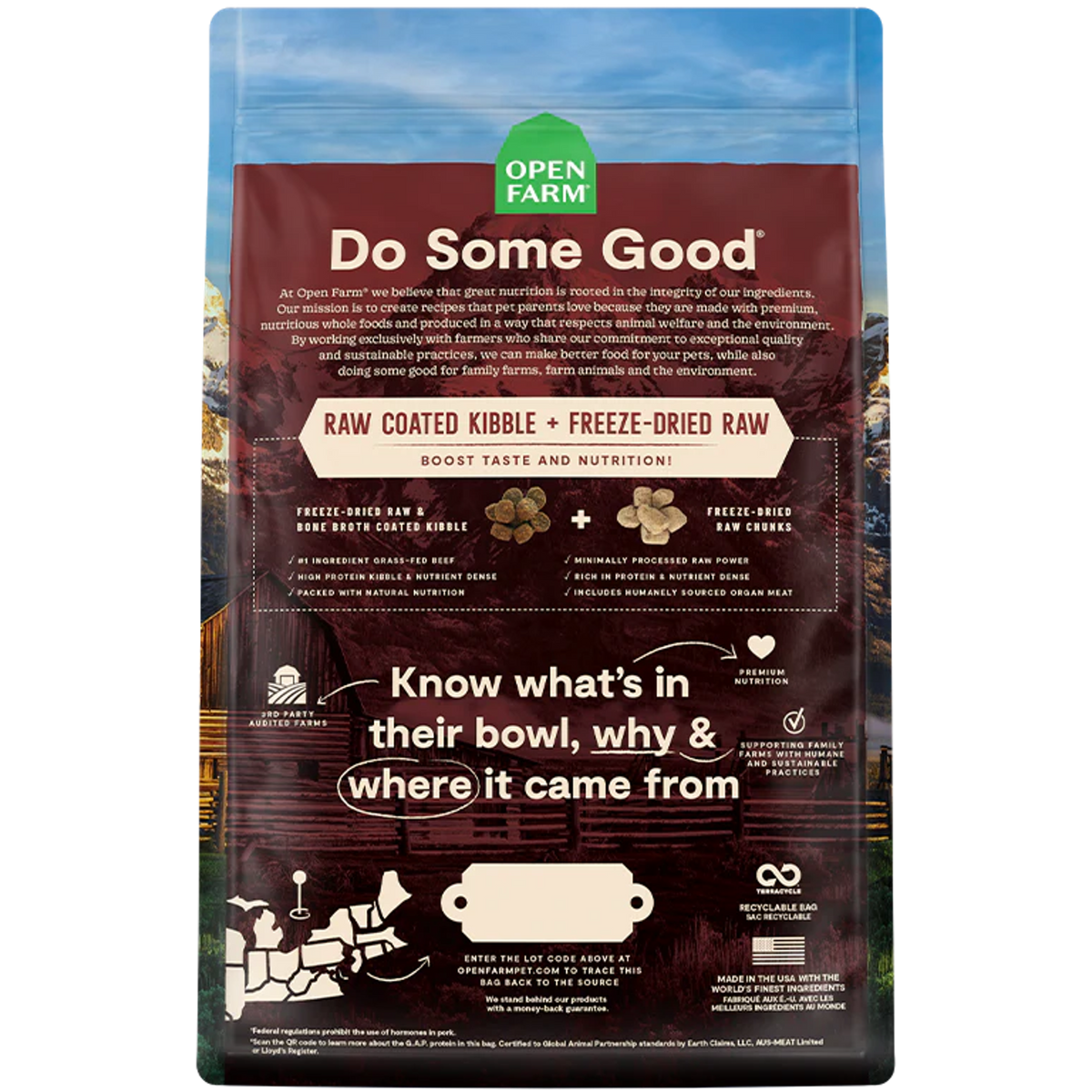 Open Farm RawMix Grain Free Front Range Dog Food