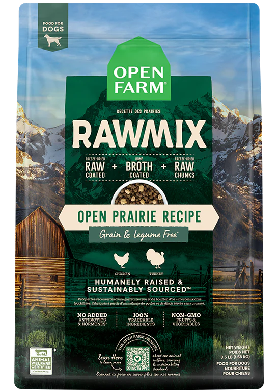 Open Farm RawMix Grain Free Open Prairie Dog Food