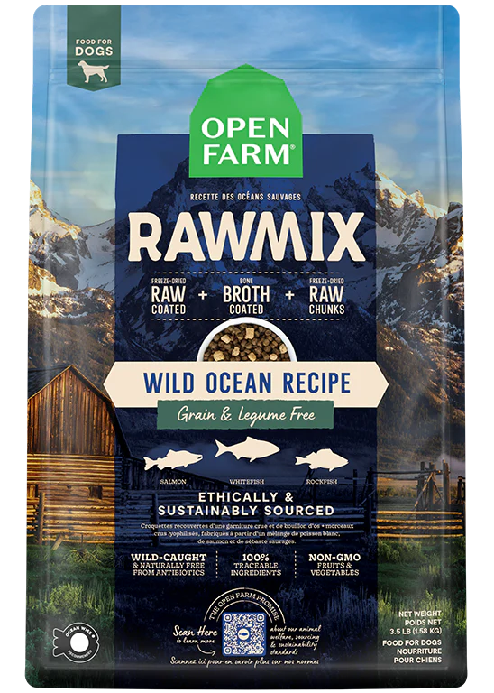 Open Farm RawMix Grain Free Wild Ocean Dog Food