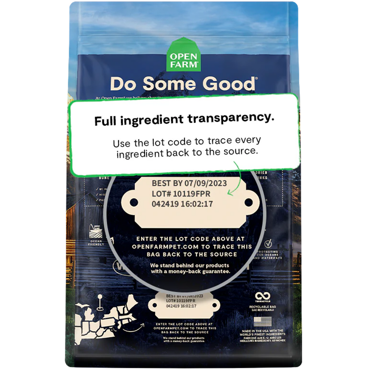 Open Farm RawMix Grain Free Wild Ocean Dog Food