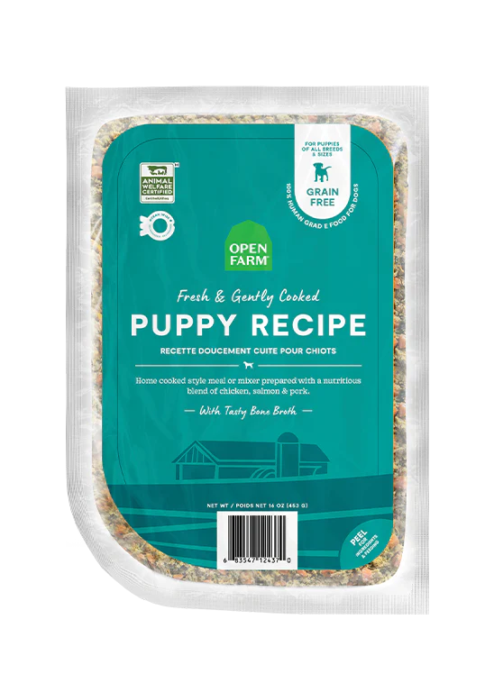 Open Farm Gently Cooked Puppy Frozen Dog Food