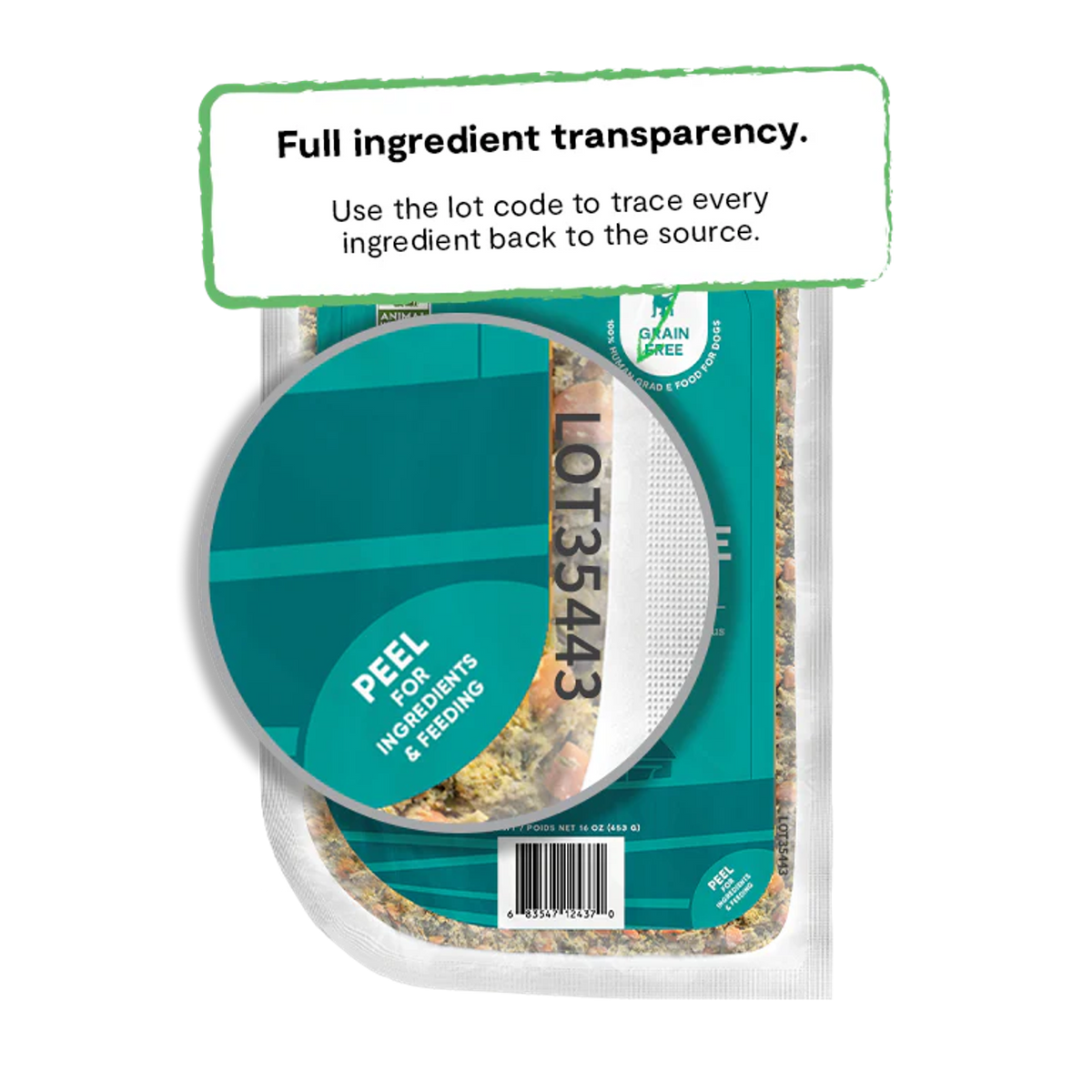 Open Farm Gently Cooked Puppy Frozen Dog Food