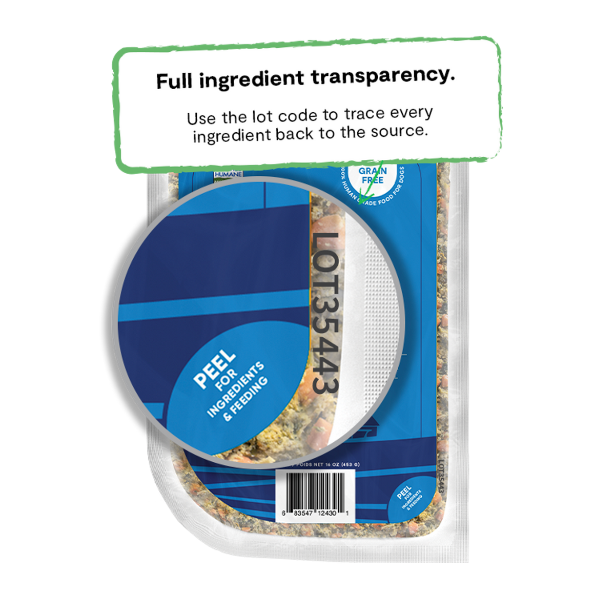 Open Farm Gently Cooked Surf &amp; Turf Frozen Dog Food
