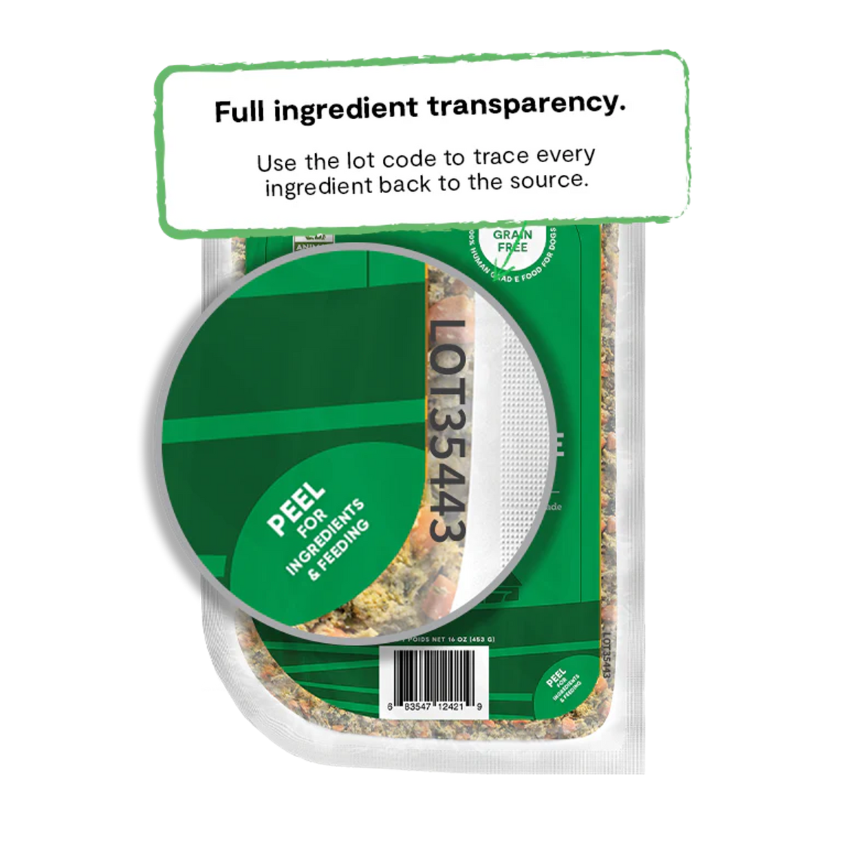 Open Farm Gently Cooked Homestead Turkey Frozen Dog Food