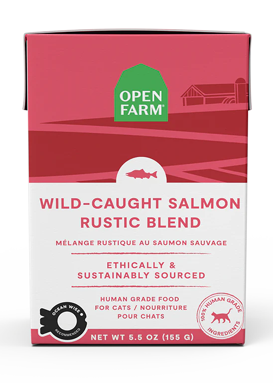 Open Farm Grain Free Wild Caught Salmon Rustic Blend Cat Food