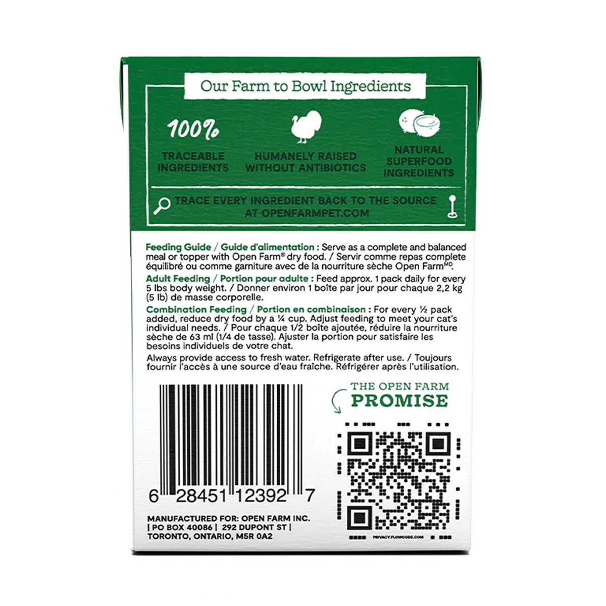 Open Farm Grain Free Homestead Turkey Rustic Blend Cat Food