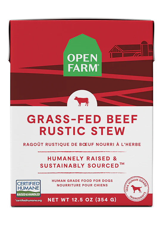 Open Farm Grain Free Grass-Fed Beef Rustic Stew Dog Food
