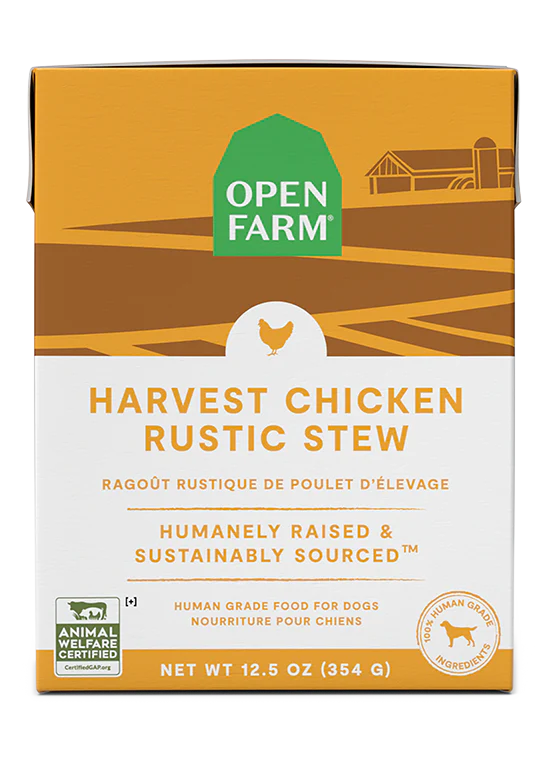 Open Farm Grain Free Harvest Chicken Rustic Stew Dog Food