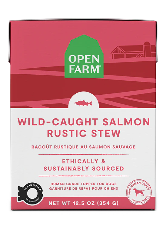 Open Farm Grain Free Wild Caught Salmon Rustic Stew Dog Food