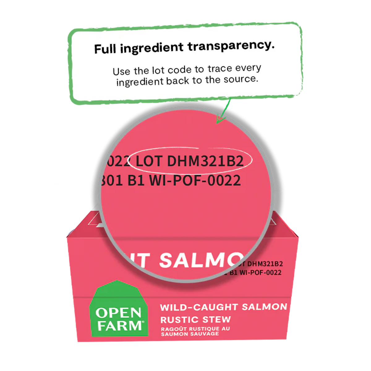 Open Farm Grain Free Wild Caught Salmon Rustic Stew Dog Food