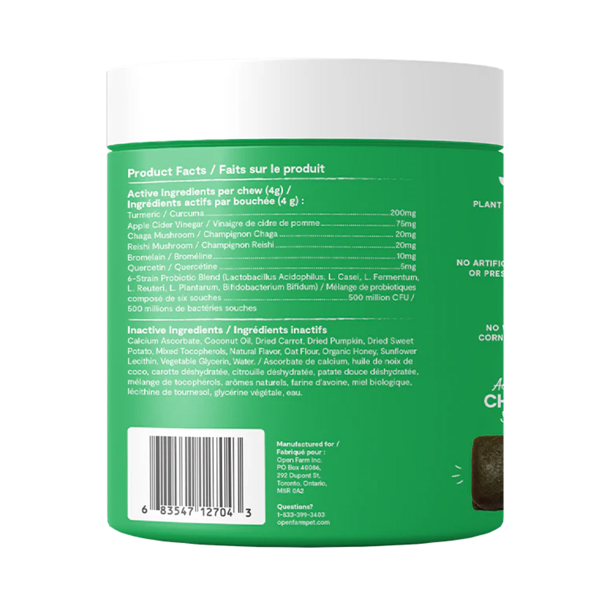Open Farm Immune Dog Supplement Chews