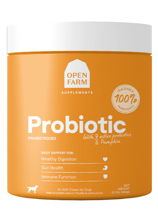 Open Farm Probiotic Dog Supplement Chews