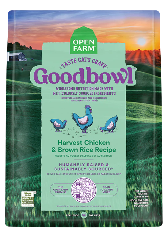Open Farm Oven-Baked Goodbowl Harvest Chicken &amp; Brown Rice Cat Food
