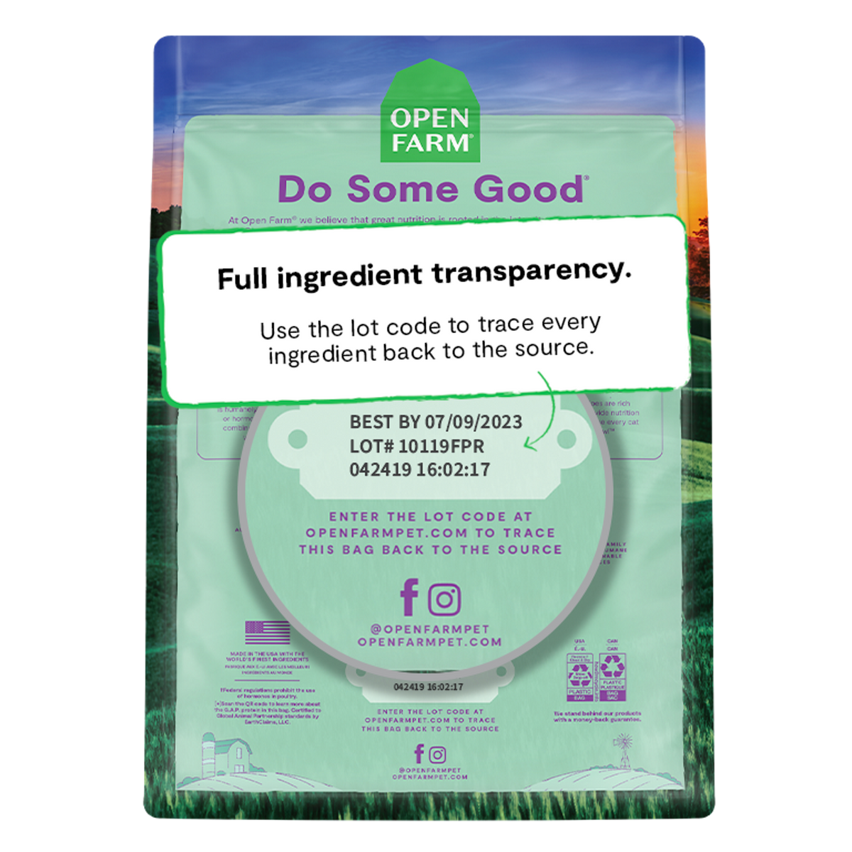 Open Farm Oven-Baked Goodbowl Harvest Chicken &amp; Brown Rice Cat Food